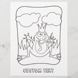 Frog Prince Coloringブックページ