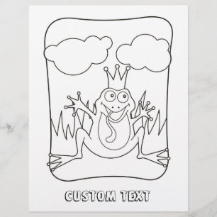 Frog Prince Coloringブックページ
