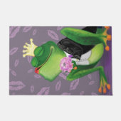 Frog Prince Doormat - Kissy ドアマット (正面)