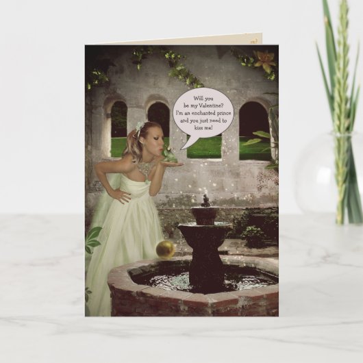 Frog Prince Valentine (customizable) シーズンカード (正面)