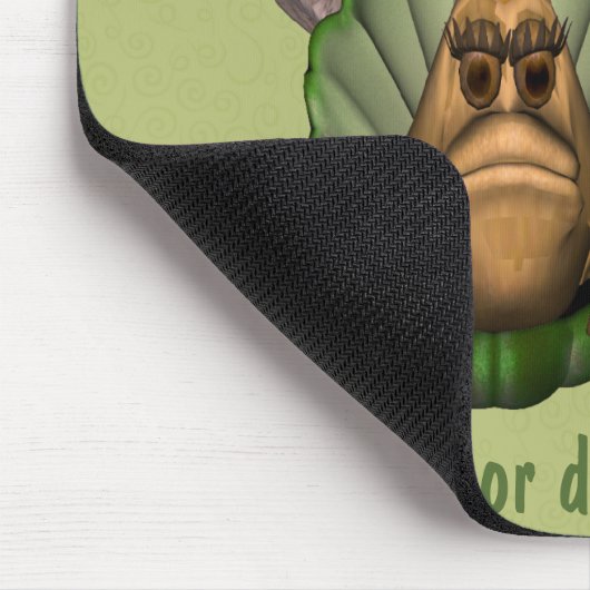 Frog Princess On Throne Personalized マウスパッド (コーナー)