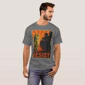 Frog Resist Portland Frog Protest Portland Frog Ac Tシャツ (正面フル)