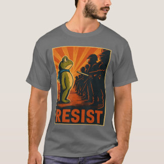 Frog Resist Portland Frog Protest Portland Frog Ac Tシャツ