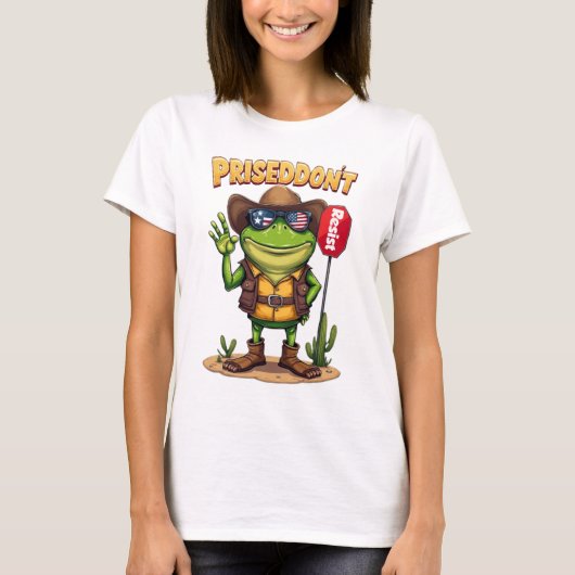 Frog Resist Portland Frog Protest Portland  Tシャツ (正面)