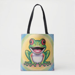 Frog’s Gentle Smile トートバッグ