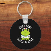 Frog Sana Sana Colita De Rana Frog Mexican Nurse L キーホルダー (正面)