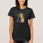 Frog Scholar The ultimate bookworm Tシャツ (正面)