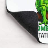 Frog Smoking I Feel Like Work Got Custody Of Me An マウスパッド (コーナー)