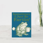 Frog Sometimes Just I Fartin Nation カード (正面)
