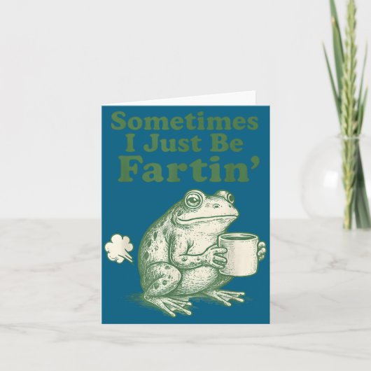 Frog Sometimes Just I Fartin Nation カード (正面)