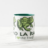 frog_Spanish_2 ツートーンマグカップ (中央)