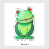 Frog Sticker Collectionsでおもしろいにアクセス シール (シート)