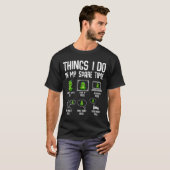 Frog Things I Do In My Spare Time Women Kids Girls Tシャツ (正面フル)