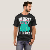 Frog Toad  Ribbit of Genius Tシャツ (正面フル)