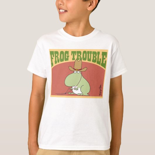 FROG TROUBLE by Sandra Boynton公式アパレル Tシャツ (正面)