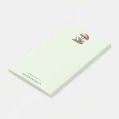 Frog Under a Mushroom Cute Nature ポストイット (アングル)