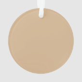 Frog with Coffee – Whimsical Vintage Animal オーナメント (裏面)