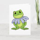 Frog with Daisy カード (正面)