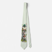 Frog with Green Hat and Shamrock Cute ネクタイ (正面)