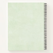 Frog with Green Hat and Shamrock Cute ノートブック (裏面)