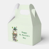 Frog with Green Hat and Shamrock Cute フェイバーボックス (裏面サイド)