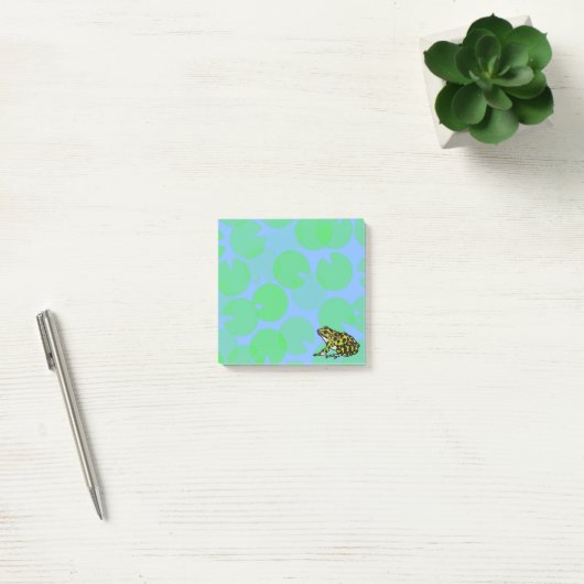 Frog with Lilly Pads Post it Notes ポストイット (オフィス)