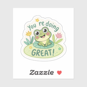 Frogcore Forever   かわいいカントリー風のカエルとキノコ シール