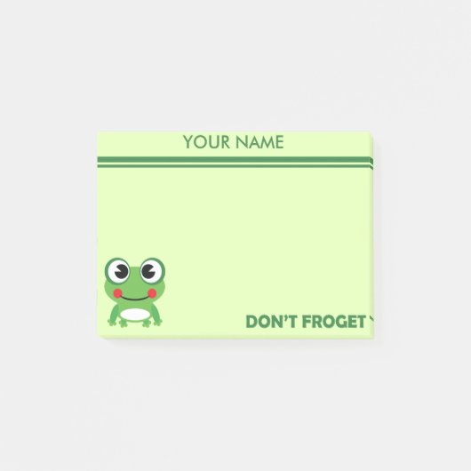 Frogetは ポストイット (正面)