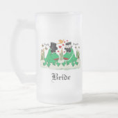 Frogette及びフレディのカエル フロストグラスビールジョッキ (左)