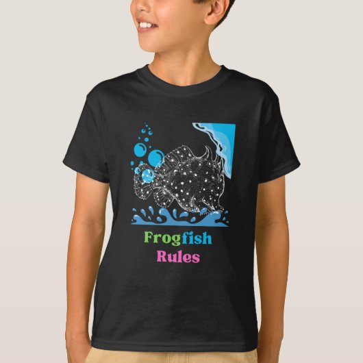 Frogfish規則 Tシャツ (正面)