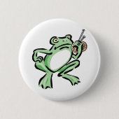 Frogger 缶バッジ (正面)