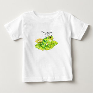Froggertの署名の乳児 ベビーTシャツ