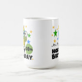 Froggieのホップの豊富な第50誕生日 コーヒーマグカップ (中央)