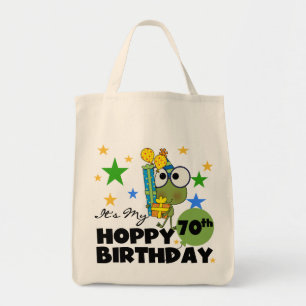 Froggieのホップの豊富な第70誕生日 トートバッグ