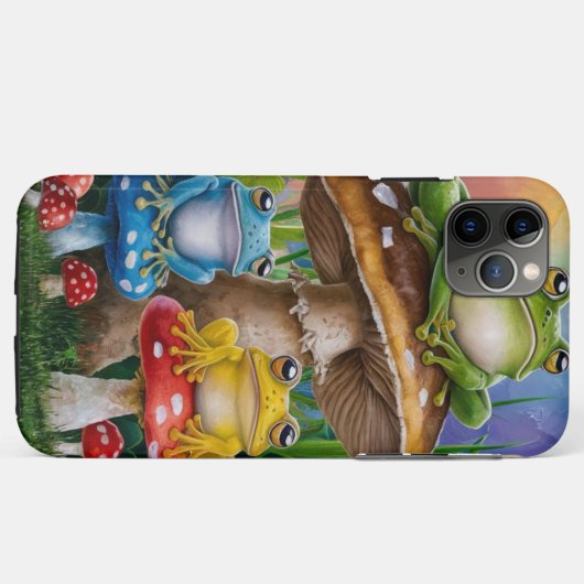 Froggie Friends Case-Mate iPhoneケース (裏面(横))