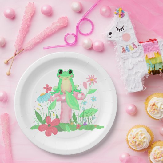 Froggie Fun  ペーパープレート (パーティー)