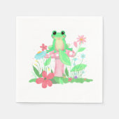 Froggie Fun Napkins スタンダードカクテルナプキン (正面)