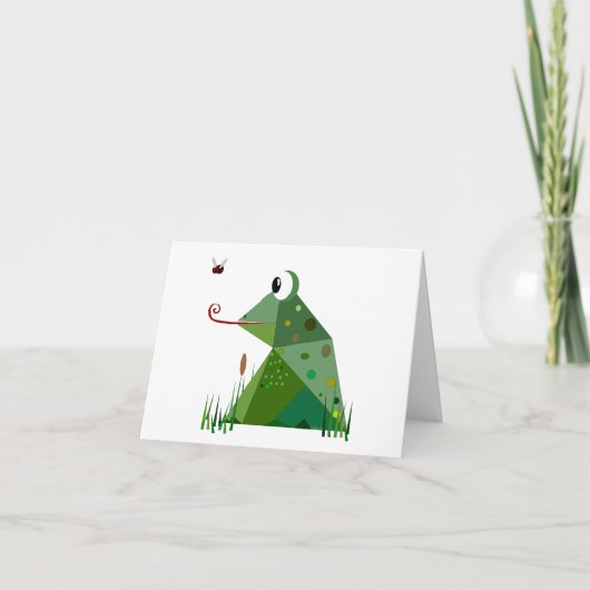 Froggie Greeting Card シーズンカード (正面)