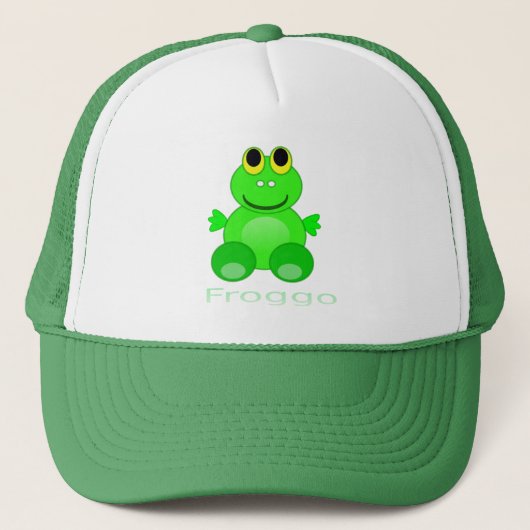 Froggoのかわいいカエル キャップ (正面)