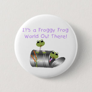 FROGGYのカエルの世界ボタン 缶バッジ
