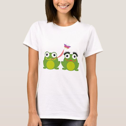Froggyのカップル Tシャツ (正面)