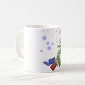 froggyのクリスマス コーヒーマグカップ (正面左)
