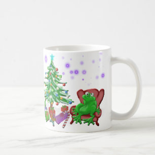 froggyのクリスマス コーヒーマグカップ