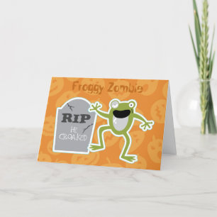 Froggyのゾンビハロウィン カード