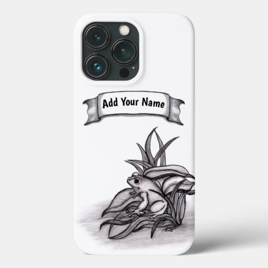 Froggy、名前を追加 Case-Mate iPhoneケース (裏面)