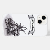Froggy、名前を追加 Case-Mate iPhoneケース (裏面 (横))