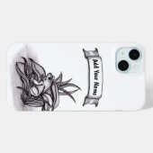 Froggy、名前を追加 Case-Mate iPhoneケース (裏面 (横))