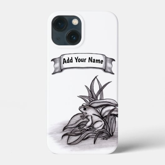 Froggy、名前を追加 Case-Mate iPhoneケース (裏面)