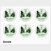 Froggy 結婚's - Save the Date Stickers ラウンドシール (シート)