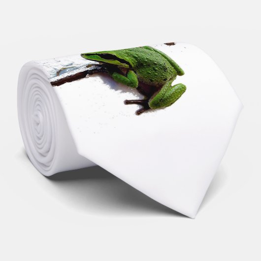 Froggy! 緑のカエルの_ ネクタイ (ロール)
